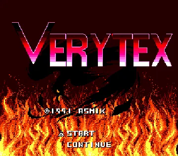 Verytex (Japan) screen shot title